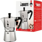 Bialetti Moka Express Aluminium Stovetop Coffee Maker (9 Cup), 420ml, 9 Cups 