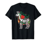 Cool Sugar Skull Llama Skeleton The Dead Alpaca Mexican Day T-Shirt