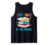 100 Days In The Books Librarian Teacher Kids 100 Days School Tank Top