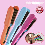 Hair Crimper Curler Divider Rollers Iron Perm Slipnt Waver Corn Ion Blanching