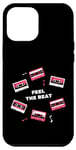 Coque pour iPhone 14 Pro Max Feel the Beat Music Lover Cassette Vintage Cadeau Homme Femme