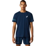 Asics Men's Visibility SS Top French Blue/Smoke Blue, XS