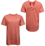 Puma Bow Elongated Womens T-Shirt Tee Short Sleeve Top Shell Pink 850236 11 A56E - Size Small