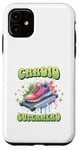 Coque pour iPhone 11 Chaussure de course mignonne de super-héros de tapis roulant