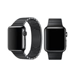 Devia Bracelet à maillons élégant compatible avec Apple Watch, bracelet de rechange résistant à l'eau, convient pour Apple Watch génération 1/2/3/4/5, Space Black, 38/40MM, Bracelet