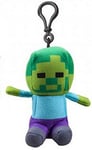 Minecraft Clip-On Zombie Steve Pehmolelu 15cm