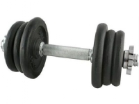 Dumbbell HMS SG03 Dumbbell, 10 kg thread (17-6-114)