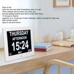 8in Digital Alarm Clock Photo Frame 800x600 Large Font Adjustable Brightne Kit