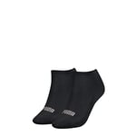 PUMA Women's Puma Women's Sneaker - Trainer (2 Pack) Socks, black, 2.5-5 UK