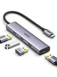 UGREEN Hub USB C à 4 Data Ports Type A 5Gbps Adaptateur Multiport OTG Compatible avec iPhone 16 15 MacBook iPad Pro Air 2024 Steam Deck XPS Surface 9 10 Galaxy S24 Tab S9 Ultra