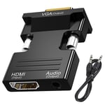 HDMI till VGA Adapter med 3.5mm AUX