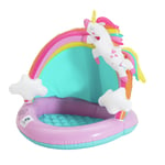 Chad Valley 3.9ft Unicorn Baby Paddling Pool - 28L