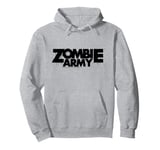 Zombie Army Logo Black Text Pullover Hoodie