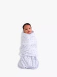 HALO SleepSack Swaddle Midnight Moons Baby Sleeping Bag, 1.5 Tog