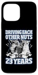 iPhone 13 Pro Max 23rd Wedding Anniversary Driving each other Nuts 23 Years Case