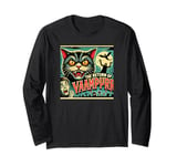 Funny Vampire Cat, Halloween, Love Cats with Attitude Long Sleeve T-Shirt