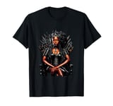 Graceful Black Queen On Throne Art T-Shirt