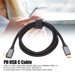 100W Pd Nylon Braided Usb C Fast Charging Cable Usb 3.1 Gen2 10Gbps 3 Cabl Part