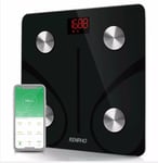 RENPHO Body Fat Scale Bluetooth, Digital Body Weight Bathroom Scales Weighing
