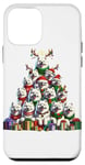 Coque pour iPhone 12 mini Christmas Tree Samoyed Dog Sammies