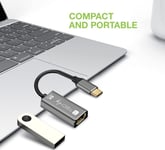 Efb Elektronik Techly Usb-C 3.2 Auf Hdmi 2.1 Adapter 8Ka60hz 15 Cm