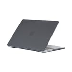 MacBook Pro 13 (2022/2020/2019/18/17/16) - Hard cover front + Bagcover - Carbon design - Sort