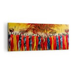 Impression sur Toile 100x40cm Tableaux Image Photo Afrique tribu Art Decoration