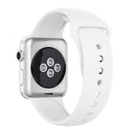 Apple Watch Series 4 40mm silikonarmband - Vit