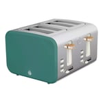 Swan ST14620GREN Nordic 4 Slice Toaster Green - Brand New