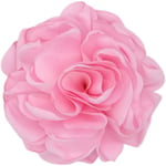 Tyg Stor Rosblomma Brosch Blom Brosch ROSA. pink