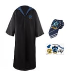 Harry Potter Ravenclaw Kappe, Slips og Tatovering (Medium)