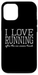 Coque pour iPhone 12/12 Pro I Love Running after the Ice Cream Truck – Entraînement amusant