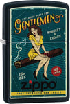 Zippo - LA Fille AU Cigare - Noir Mat - Briquet tempête, Rechargeable, dans Une boîte Cadeau de qualité 60005052 Taille Unique