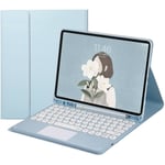 Galaxy Tab S6 Lite 10,4 tum 2020 Modell Sm-p610 Sm-p615 Tangentbordfodral Med Spårplatta Söt Rund Tangent Färg Tangentbord Avtagbart Bluetooth Touch Tangentbord Blue