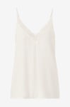 Vila - Linne viCava V-neck Lace Singlet - Vit