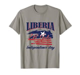 Liberia Liberian Flag Liberia Independence Day T-Shirt