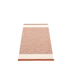 Pappelina - Edit - Brick/Vanilla/Linen Metallic - 70 x 120 - Plastmattor - Lina Rickardsson - Röd,Beige