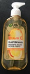 2x Garnier Skin Active Vitamin C Clarifying Wash 200ml Brightens & Purifies