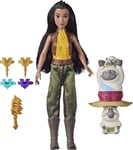 Disneys Raya and the Last Dragon Strength and Style Set Fashion Doll, Hair Twist