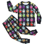 Among Us Big Kids Homewear Set Långärmad tvådelad pyjamasbyxa-7 Black