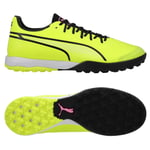 PUMA King Pro Tt Phenomenal - Electric Lime/sort/poison Pink - Turf (Tf), størrelse 37½