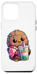 iPhone 12 Pro Max Kiwi Bird Drinking Bubble Tea Japanese Kimono Case