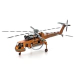 S-64 Skycrane: Metal Earth ICONX 3D Laser Cut Miniature Helicopter Kit