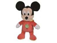 Peluche Mickey En Grenouillere Rouge 49 Cm - Nicotoy - Doudou Disney