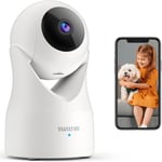 Indoor Security Camera 2K, 360° Cameras For Home Security With Motion Detection, 2.4G Wifi Camera For Pet/Baby/Nanny/Camera With Night Vision