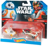 Hot Wheels Star Wars - BB-8 & Poe Dameron Cars, 2 pack, The Force Awakens