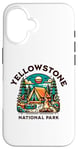 Coque pour iPhone 16 Randonnée familiale en plein air dans le parc national de Yellowstone Forest