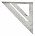 Fyrkant - kompass - linjal - gradskiva - mätare Amtech - P3396 - G0530 Mätare med ljusrött handtag, flexibel, 17,8 cm