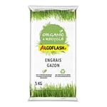 ALGOFLASH Organic & Recyclé Engrais Gazon, 5 kg, UAB, AGAZRECY5