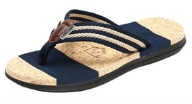 SK Studio Mens Flip Flop Sandal Comfort Casual Thong Sandals Outdoor Style 2 Blue C UK 5